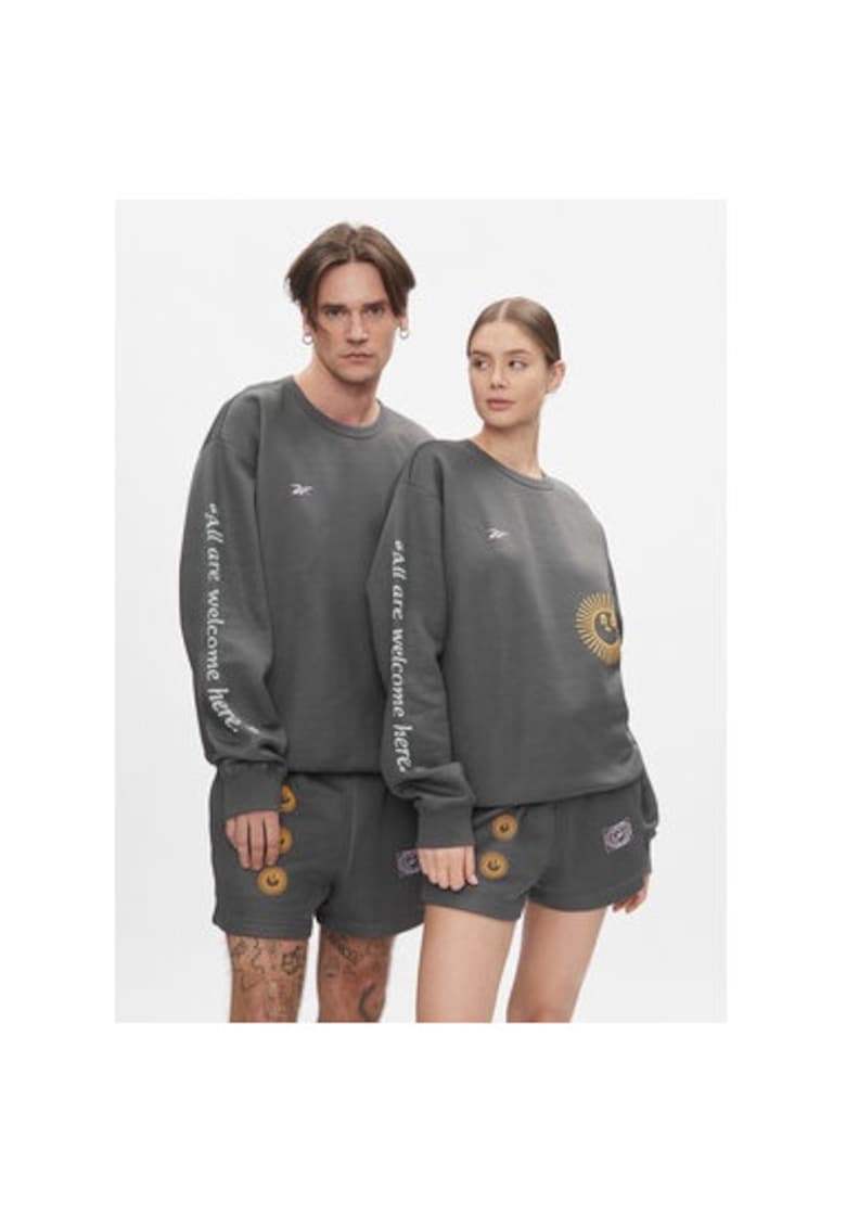 Bluza unisex - 301694205 - Bumbac/Poliester - XL INTL - Gri