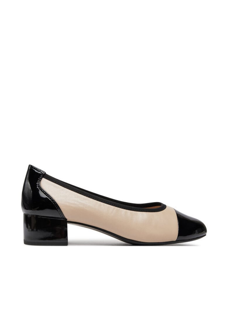 Pantofi dama Piele naturala - Bej - Bej
