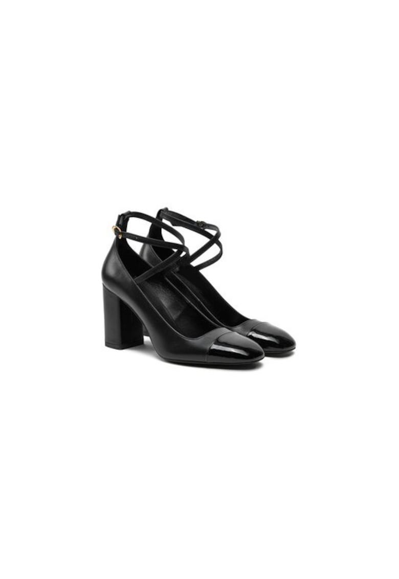 Pantofi dama 305127532 - Piele naturala - Negru - Negru