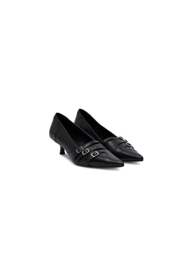 Pantofi dama 304623967 - Piele naturala - Negru - Negru