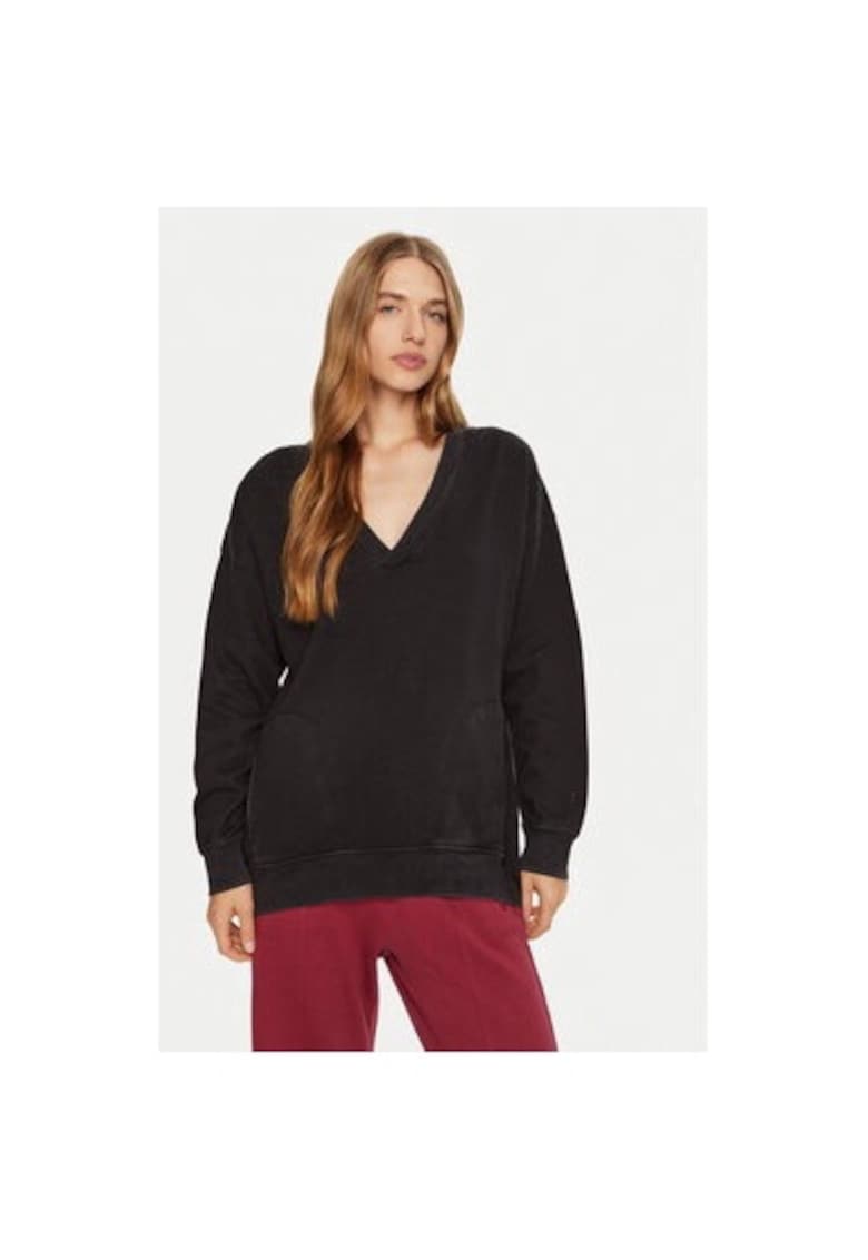 Bluza dama - 304699009 - Bumbac - Negru