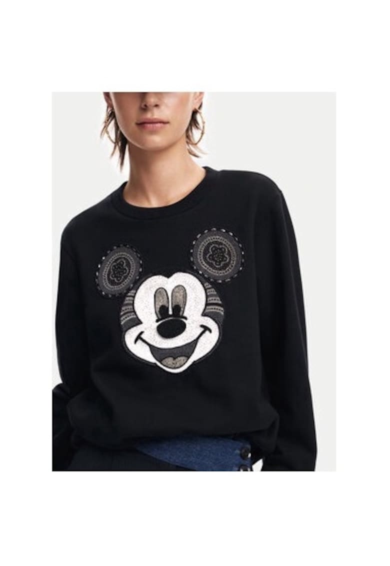 Bluza dama - 304477874 - Bumbac - Negru