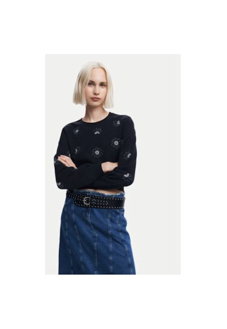 Bluza dama -  304478109 - Bumbac/Poliester - Negru