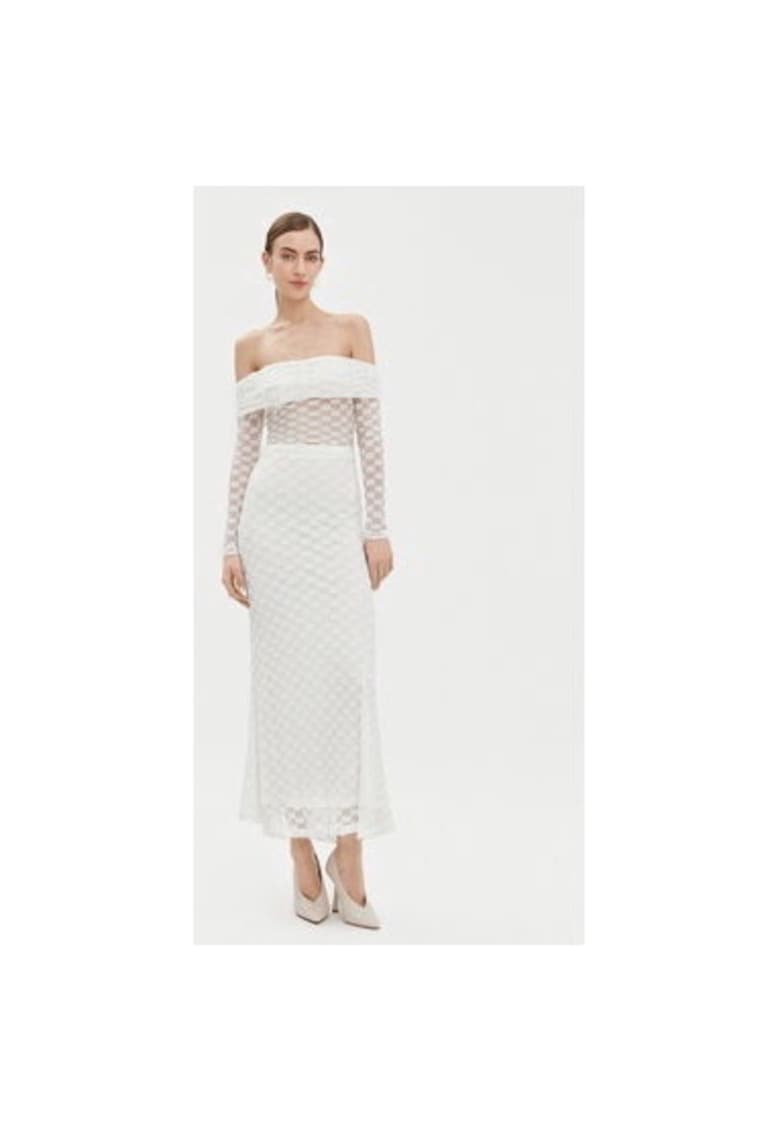 Bluza dama -  304921452 - Poliamida/Bumbac/Elastan - Alb