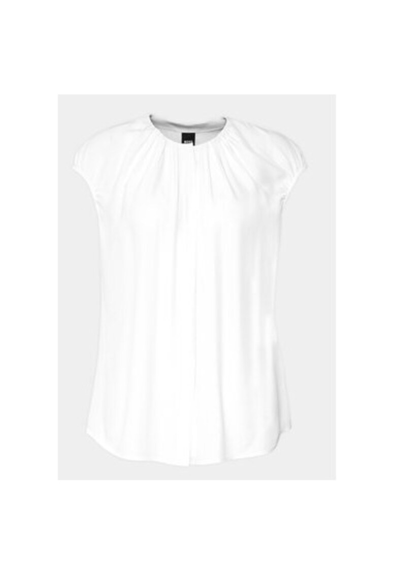 Bluza dama - 304011405 - Acetat/Viscoza - Alb - Alb