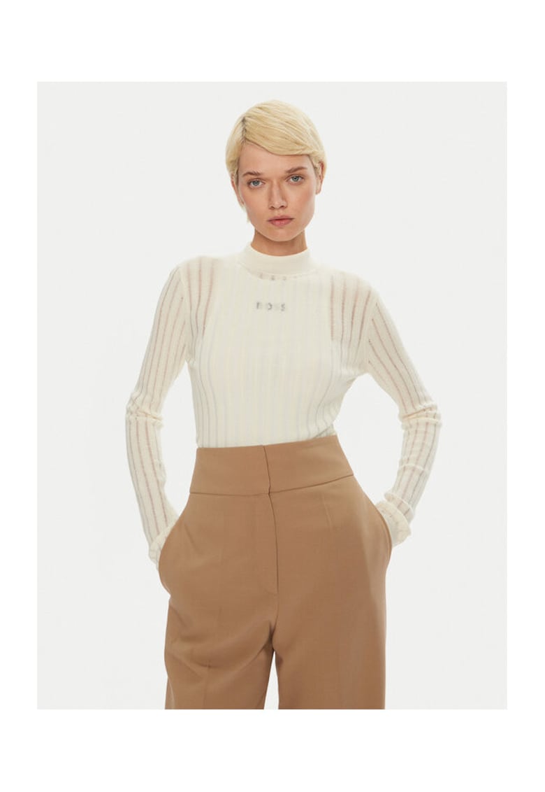 Bluza Dama - 304333941 - Lana - Bej - Bej