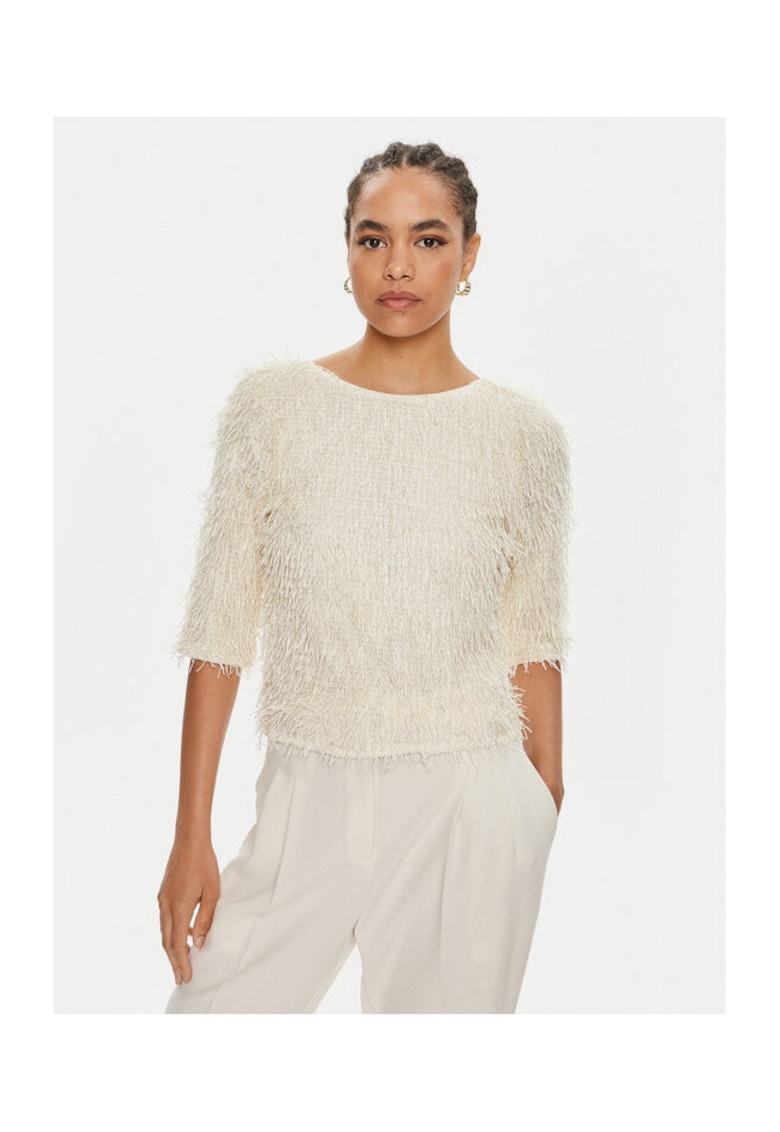 Bluza Dama - 303956943 - Poliester - Bej - Bej