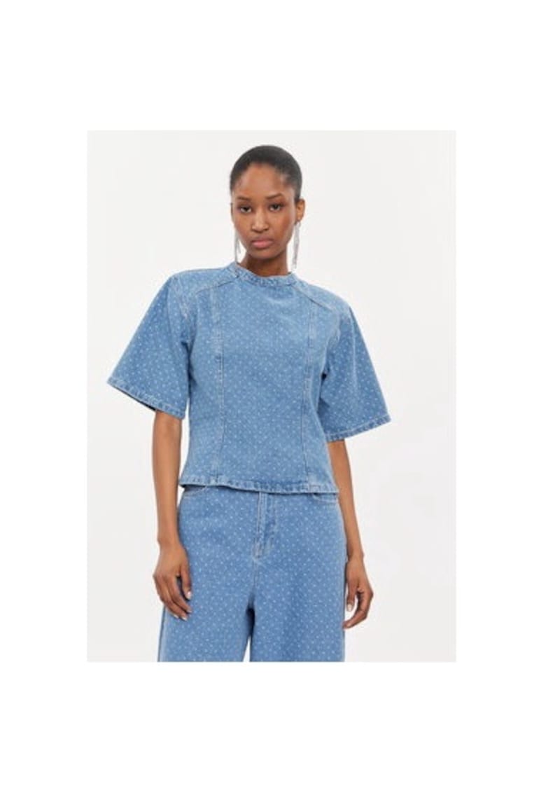 Bluza dama -  303620042 - Bumbac - Albastru