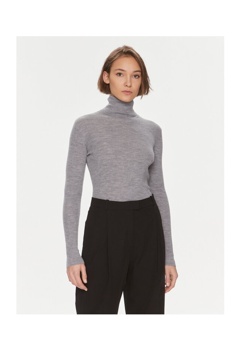 Bluza dama - 304007712 - Lana merinos - Gri - Gri