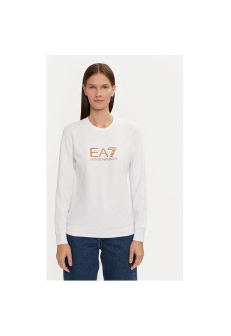 Bluza dama - Emporio Armani 303960506 - Bumbac - Alb - Alb