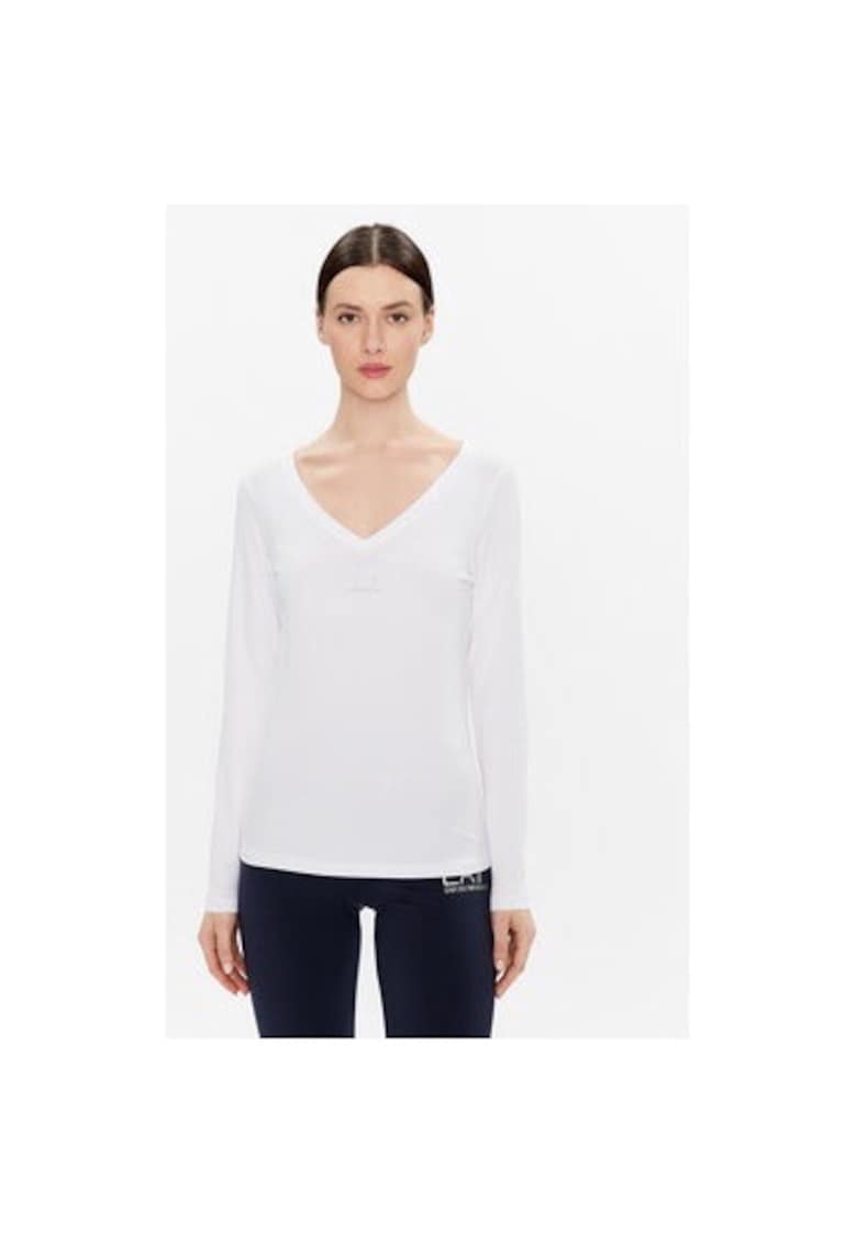 Bluza dama - Emporio Armani 302480128 - Bumbac - 2XL INTL - Alb Bluza dama - Emporio Armani 302480128 - Bumbac - 2XL INTL - Alb