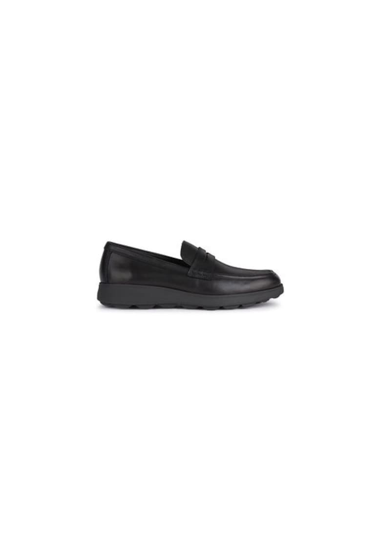 Mocasini barbati  304630439 - Piele naturala - Albastru