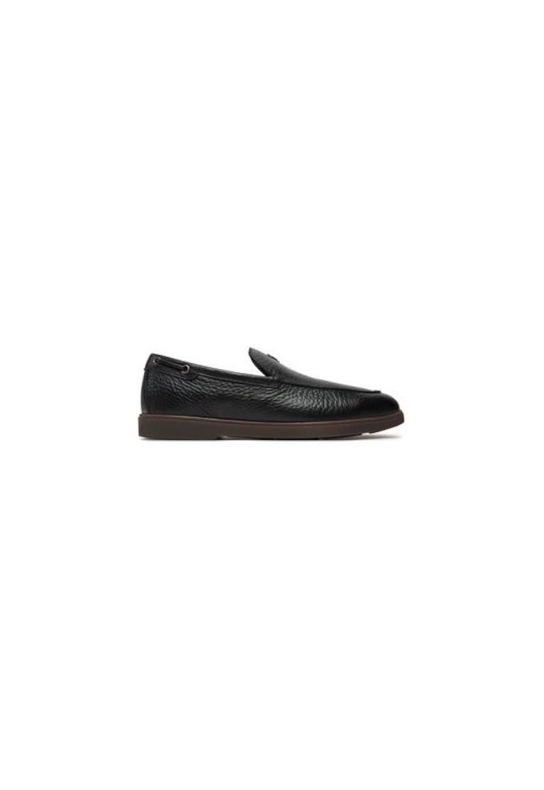 Mocasini barbati  304486425 - Piele naturala - Negru