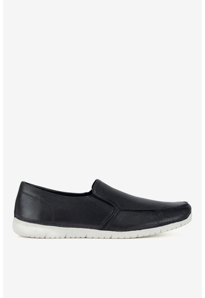 Mocasini barbati 5905588741312 - Piele naturala - Alb - Alb