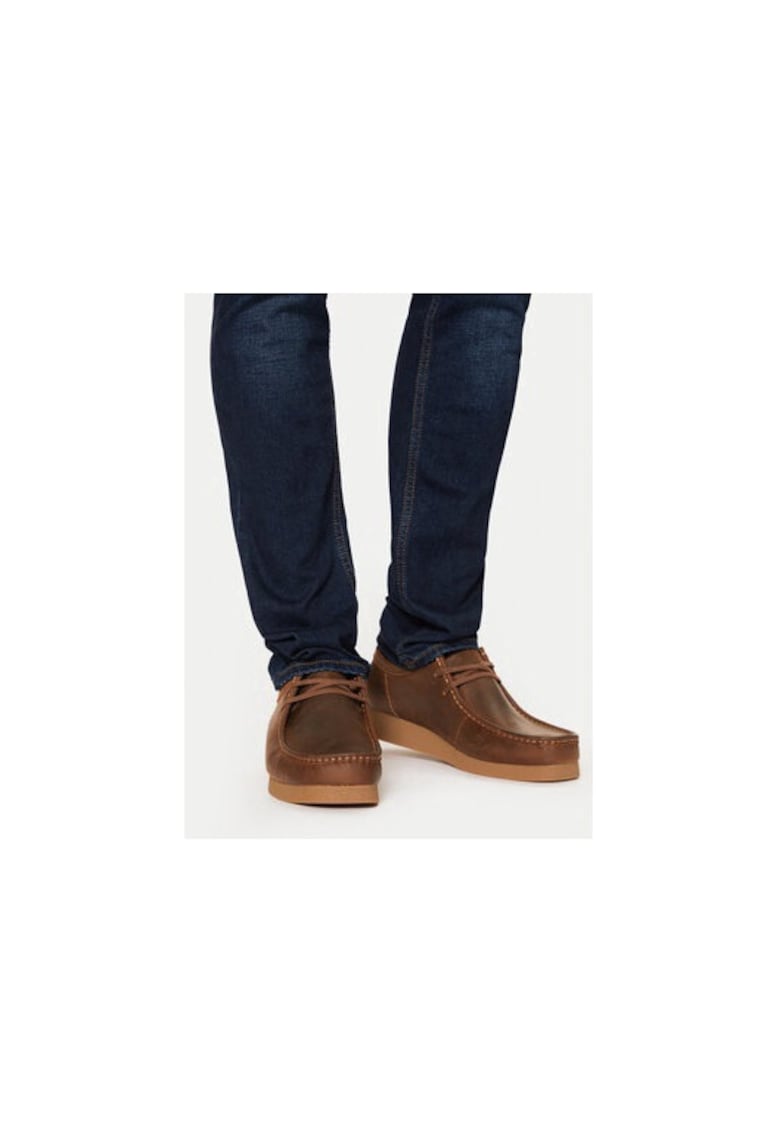 Mocasini barbati  302915729 - Piele naturala - Maro