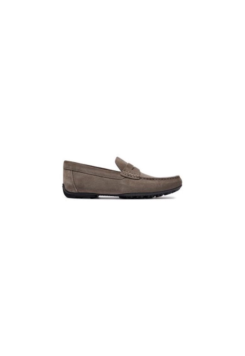 Mocasini barbati  303467678 - Piele naturala - Maro