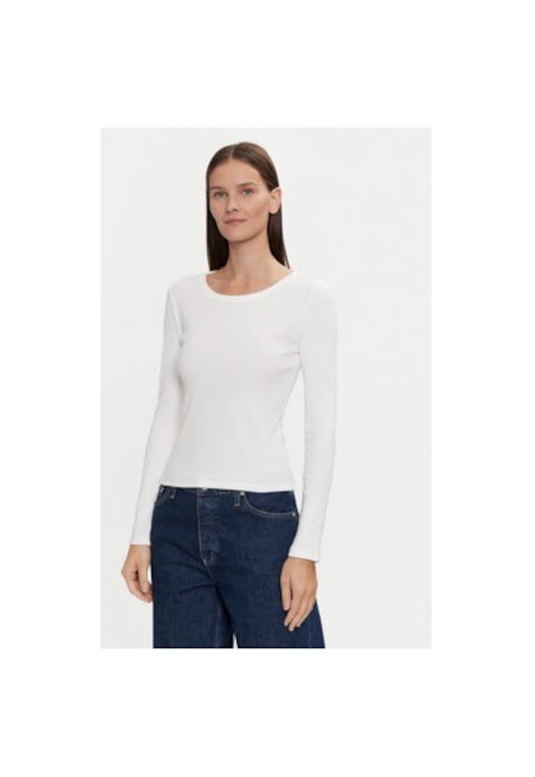 Bluza dama - 304454448 - Bumbac - Alb Bluza dama - 304454448 - Bumbac - Alb