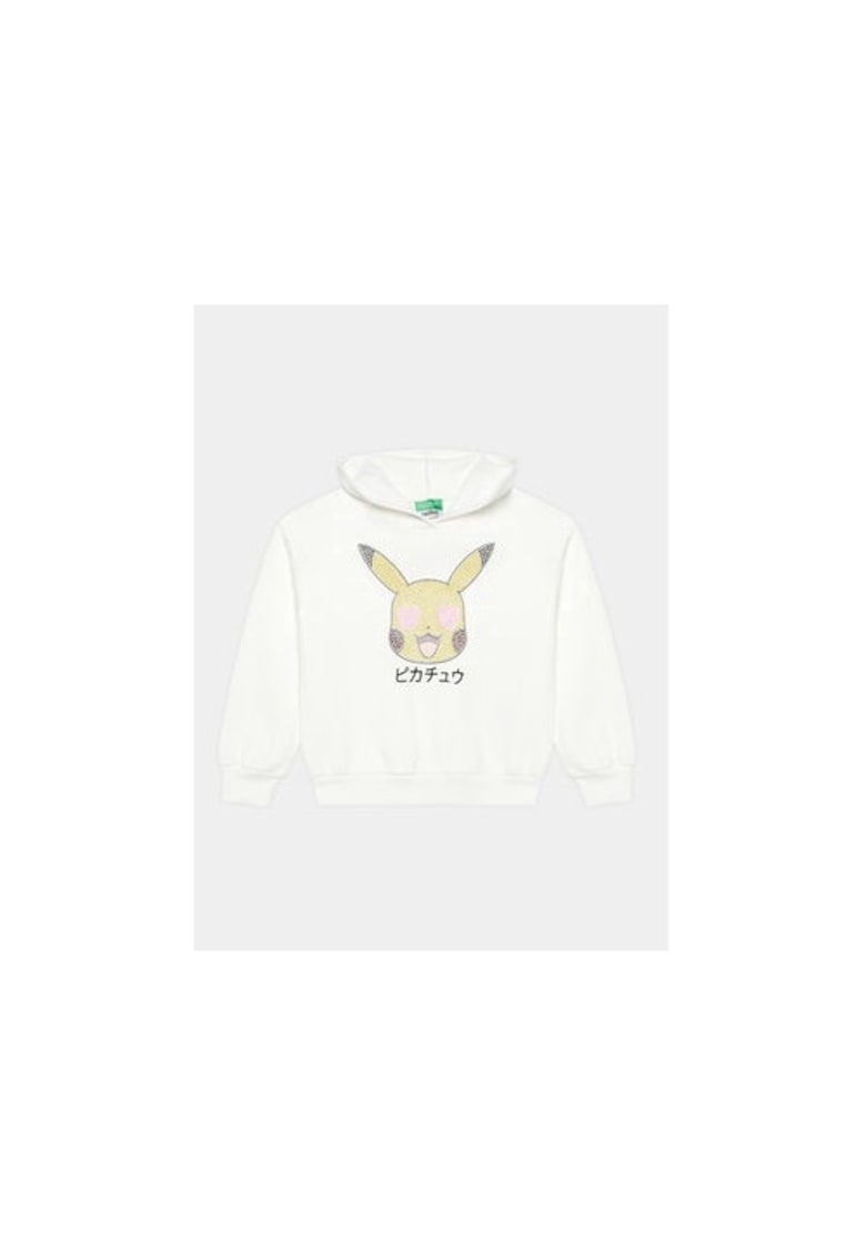 Bluza fete - 303220204 - Bumbac - Alb - Alb