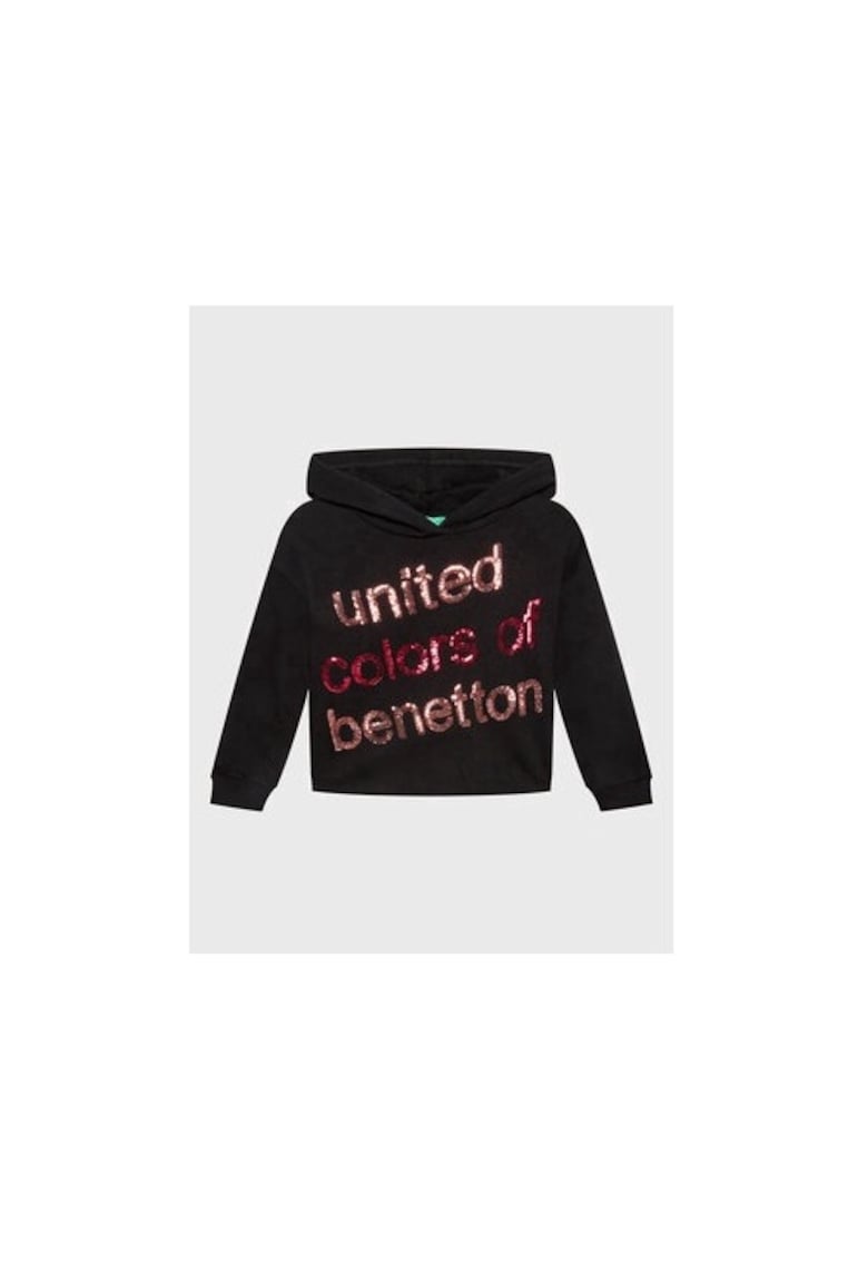 Bluza fete - 301247012 - Bumbac/Poliester - Negru - Negru