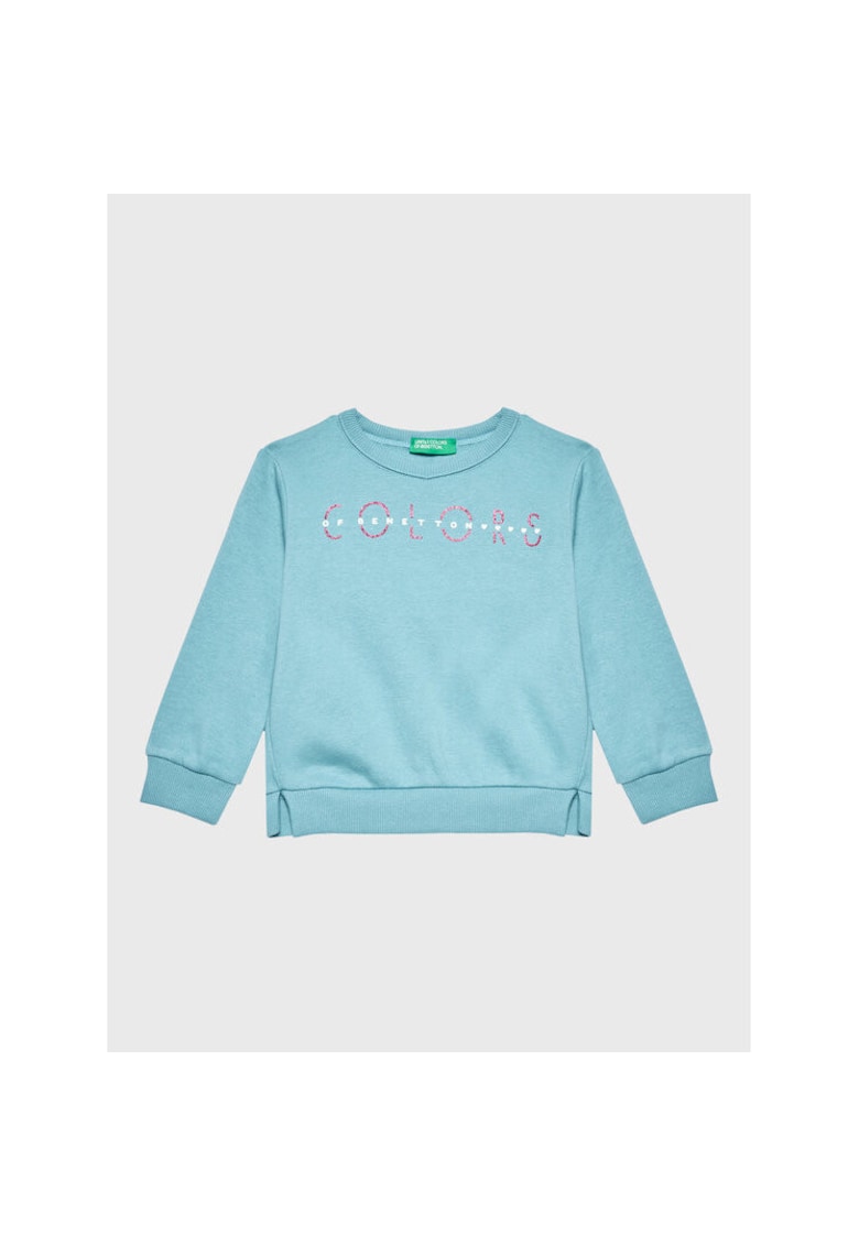 Bluza fete - 301247418 - Bumbac/Poliester - Albastru - Albastru