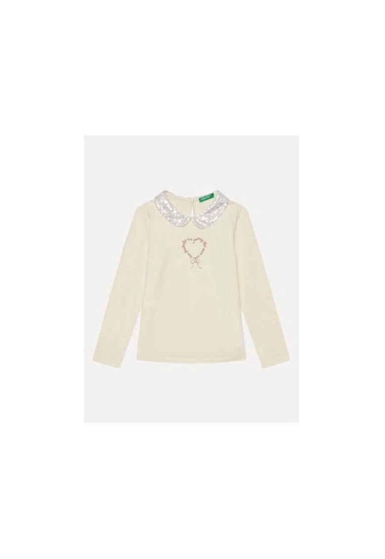 Bluza fete -  304521621 - Bumbac - Bej