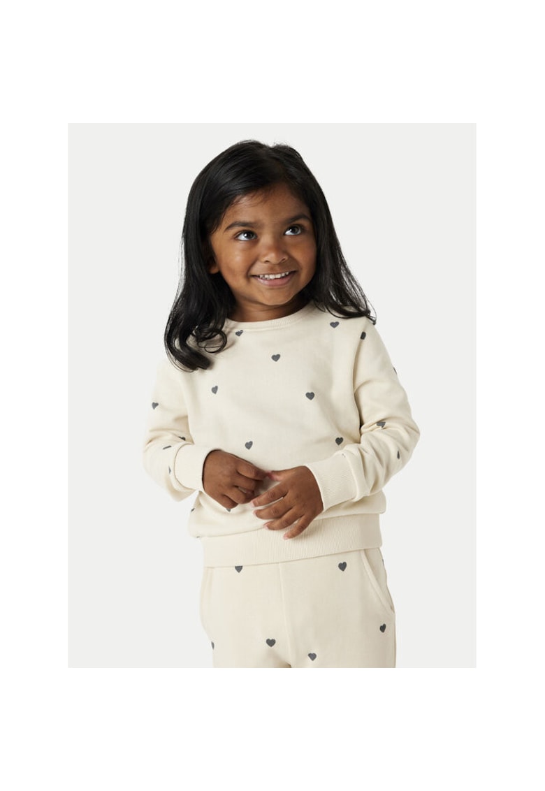 Bluza fete - 304718632 - Bumbac - Bej - Bej