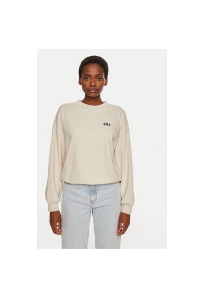 Bluza dama - 304454097 - Bumbac/Poliester reciclat - Bej