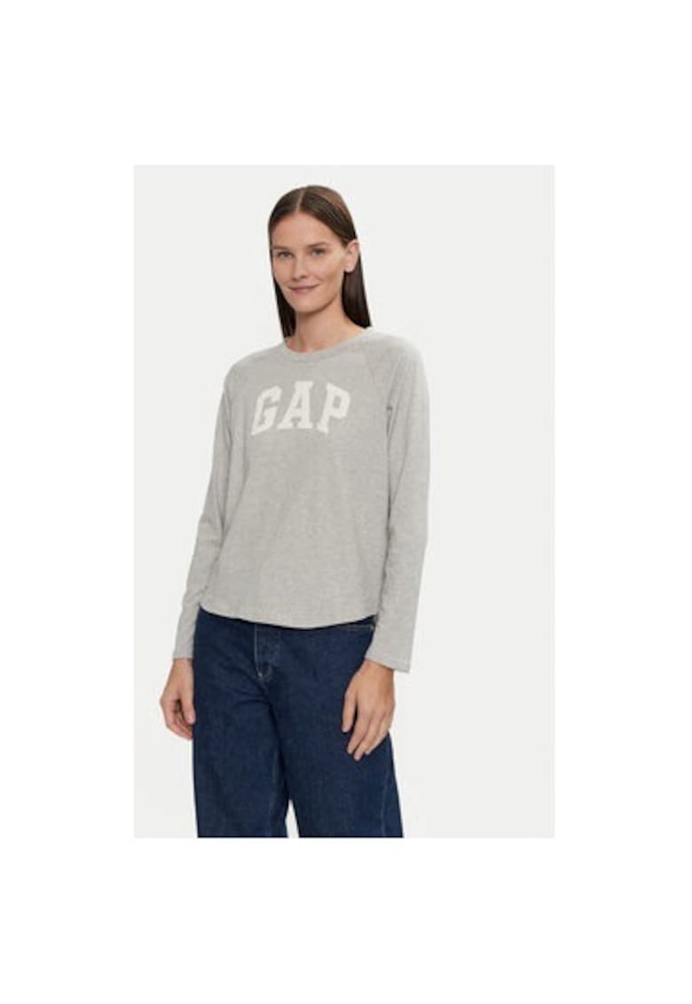 Bluza dama - 304454356 - Bumbac organic - Gri Bluza dama - 304454356 - Bumbac organic - Gri