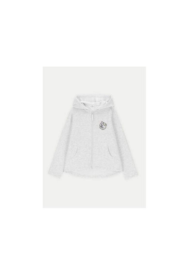 Bluza fete - 304483875 - Bumbac/Poliester - Gri - Gri