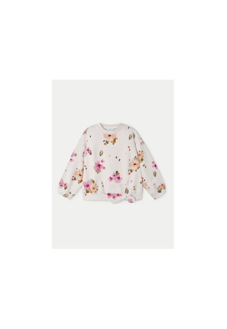 Bluza fete - 304296994 - Bumbac - Bej - Bej