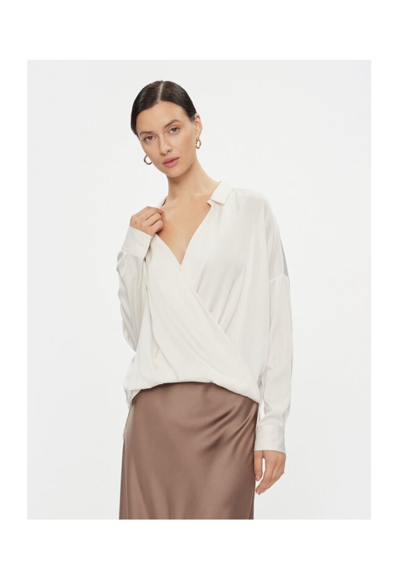Bluza dama - 303585174 - Poliester - Bej - Bej