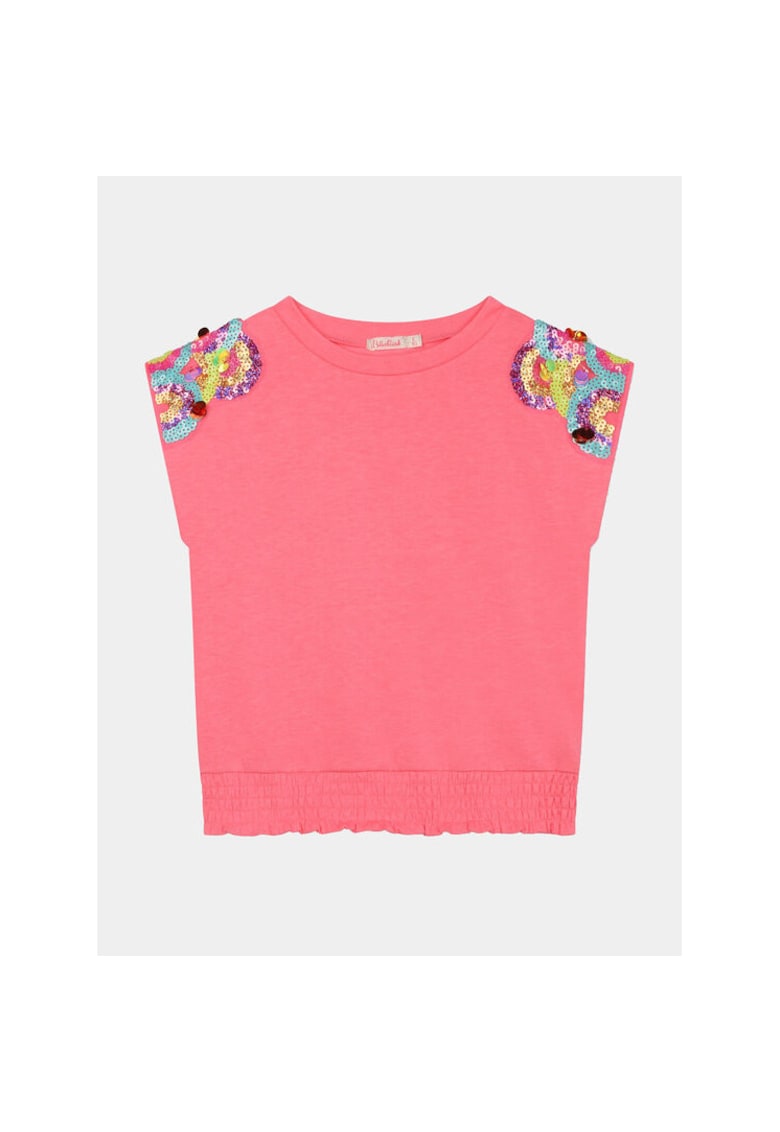 Bluza fete - 303639440 - Poliester/Bumbac - Roz - Roz