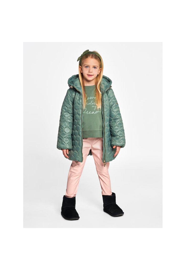 Bluza fete - 303327781 - Bumbac - Verde - Verde