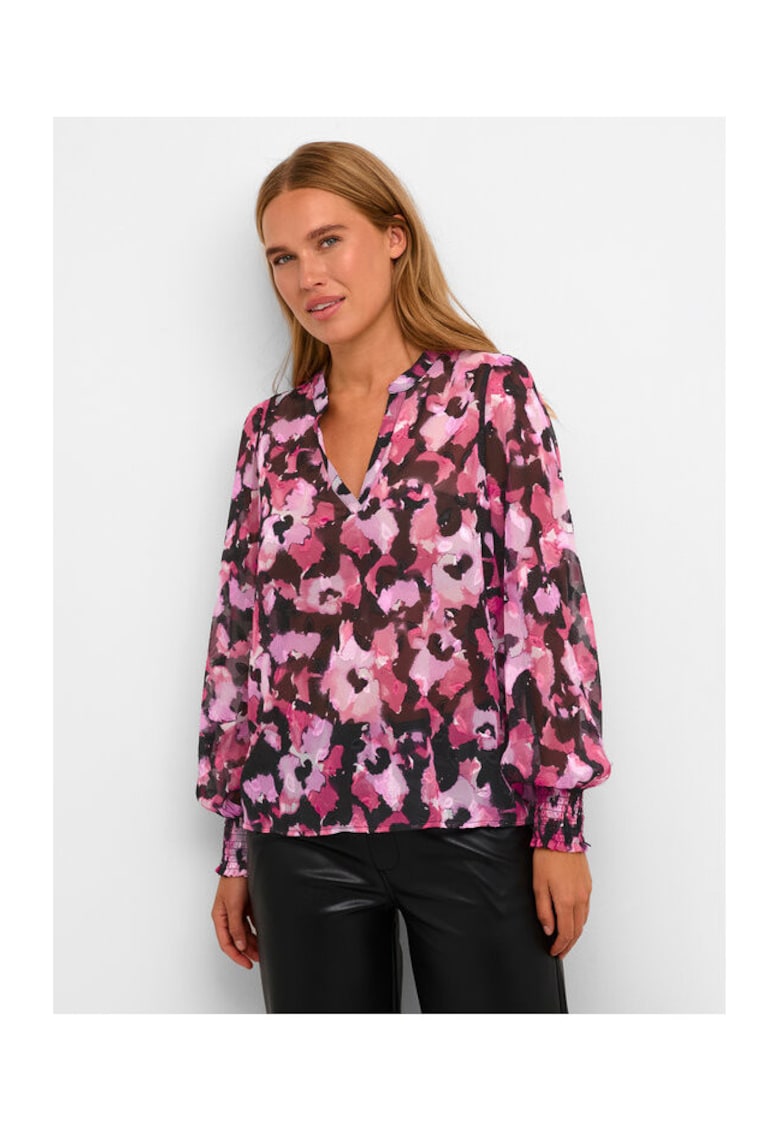 Bluza dama - 304099250 - Poliester - Roz - Roz