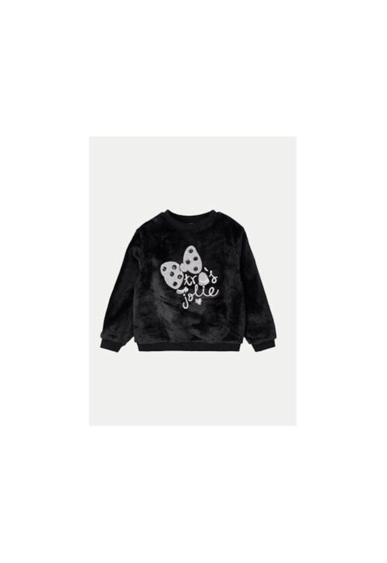 Bluza fete - 304320736 - Poliester/Bumbac - Negru - Negru