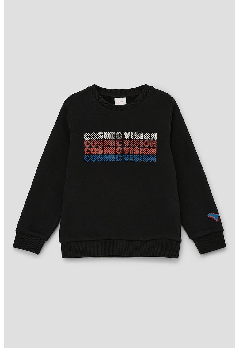 Bluza de trening din amestec de bumbac cu imprimeu