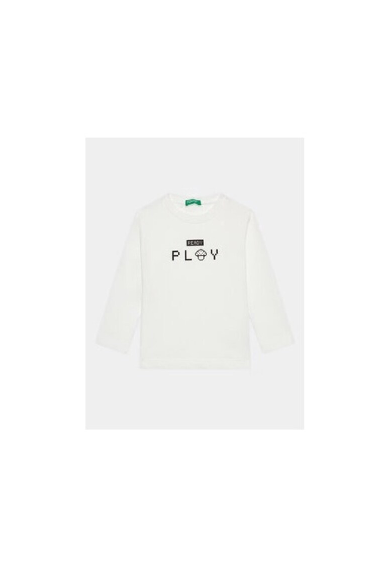 Bluza baieti - 303214081 - Bumbac - Alb - Alb