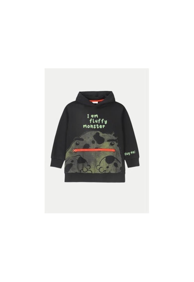 Bluza baieti -  304483738 - Bumbac - Negru