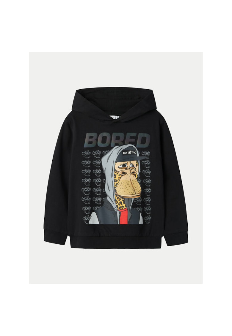 Bluza baieti - 304719264 - Bumbac - Negru - Negru
