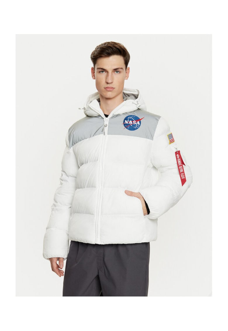 Geaca barbati - 304544071 - Nylon - Alb - Alb