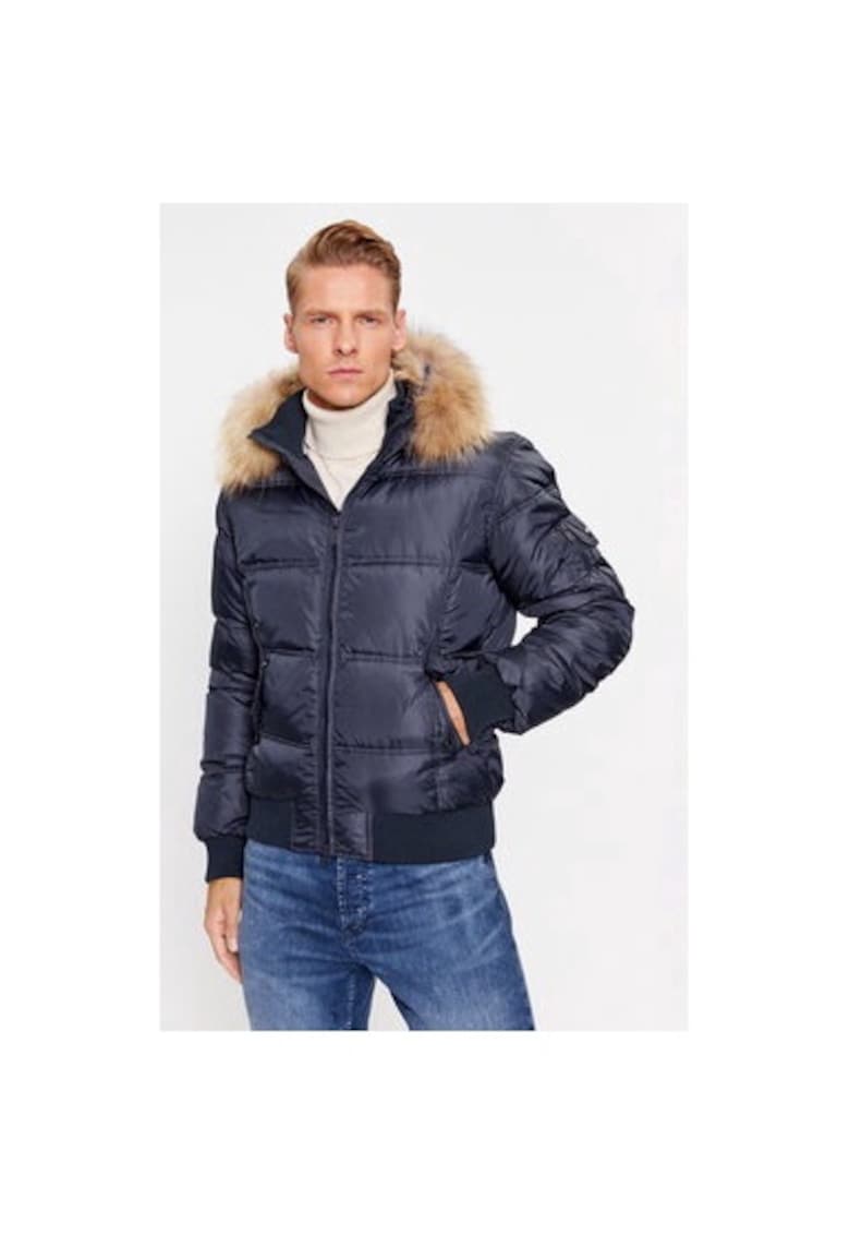 Geaca barbati - 303225575 - Poliester - XL INTL - Albastru