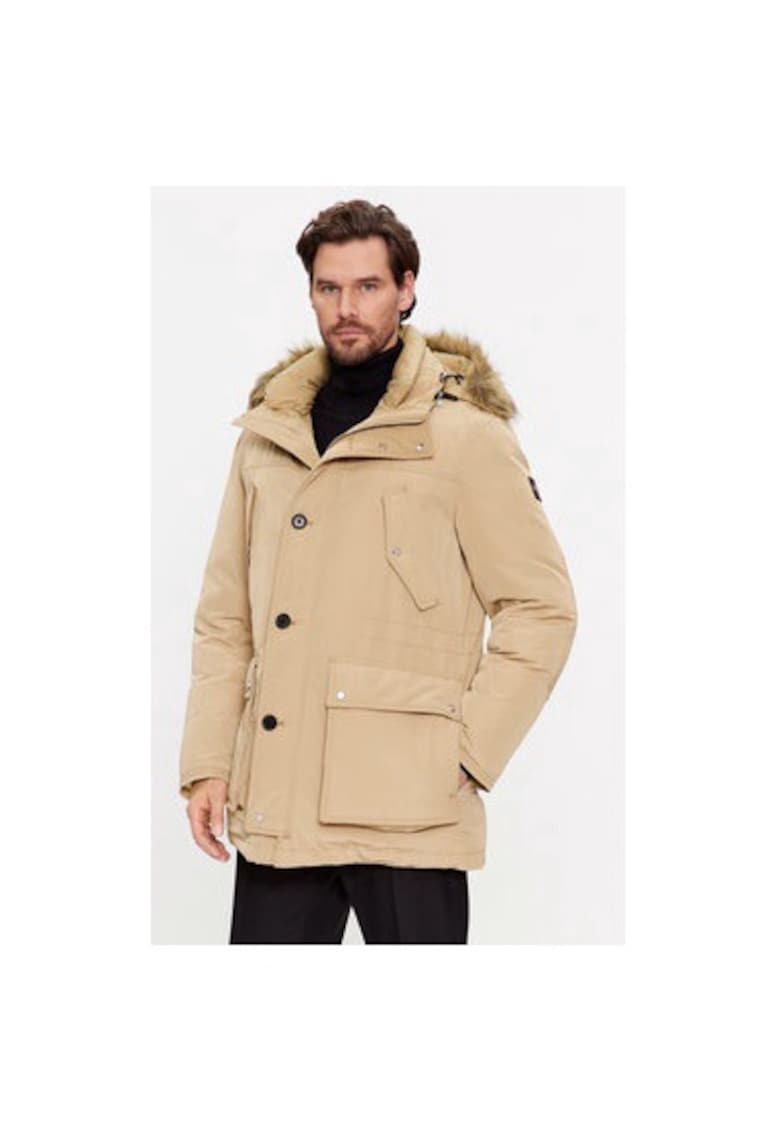 Geaca barbati -  302939473 - Poliester reciclat - 56 EU - Bej