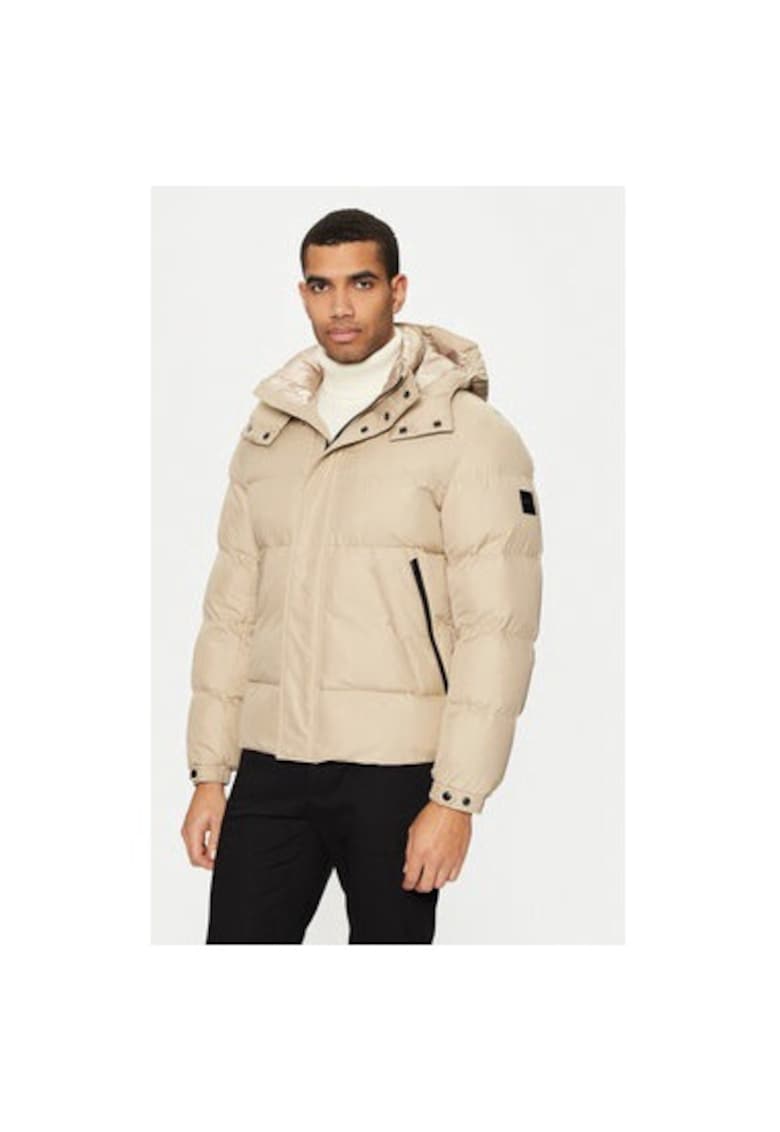 Geaca barbati - 304238512 - Poliester - Bej Geaca barbati - 304238512 - Poliester - Bej