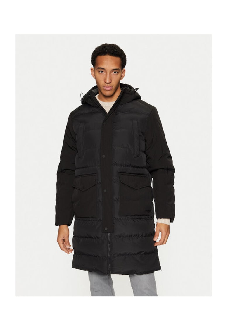 Geaca barbati - 304527111 - Poliester - Negru - Negru