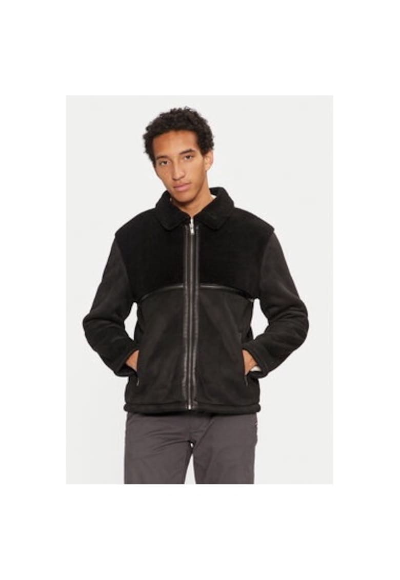 Geaca barbati - 304527227 - Piele ecologica - Negru