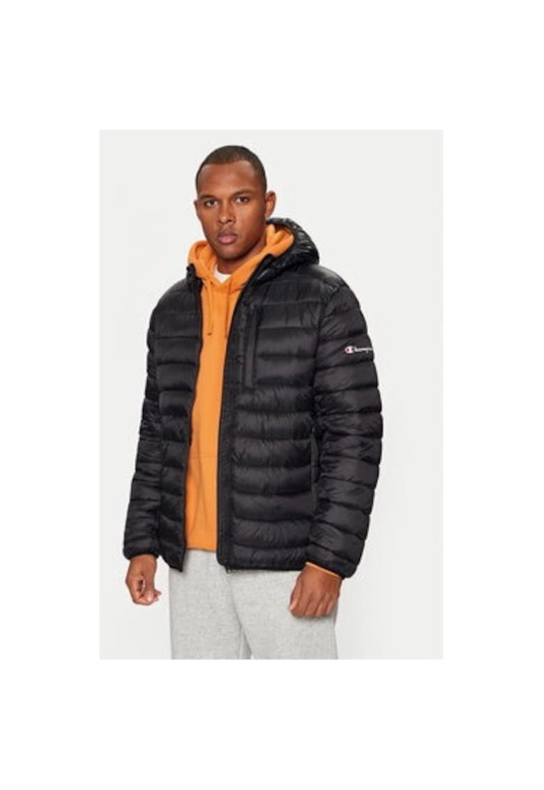 Geaca barbati - 304699597 - Poliester - Negru - Negru