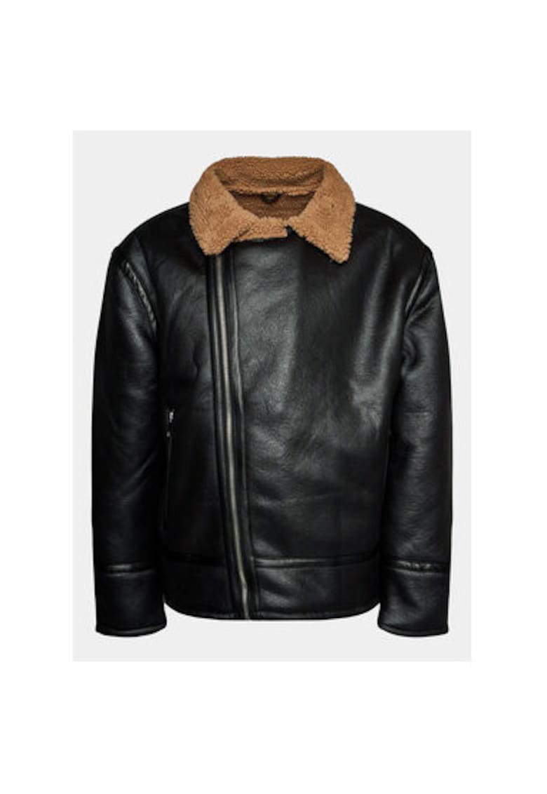 Geaca Barbati - 302949045 - Poliester - Negru - Negru