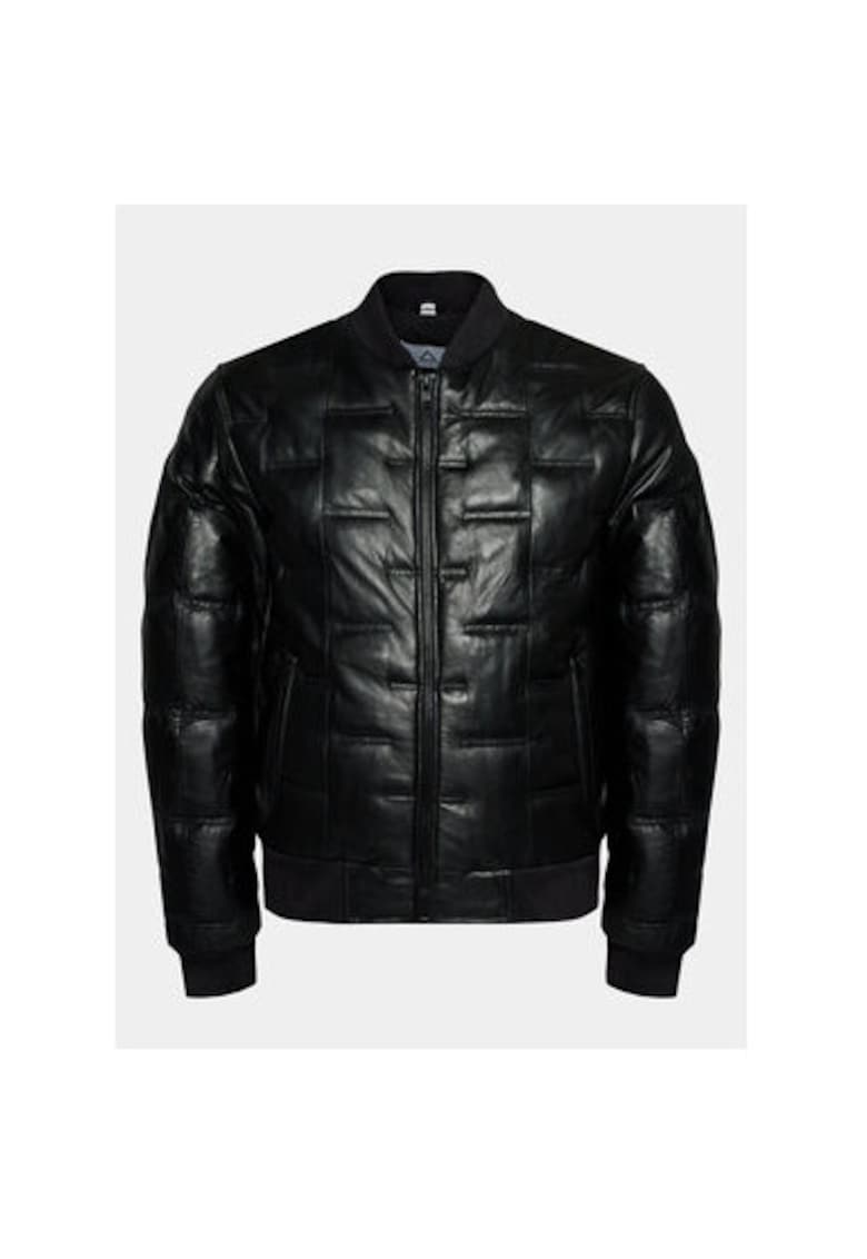 Geaca Barbati - 303347468 - Piele - Negru - Negru