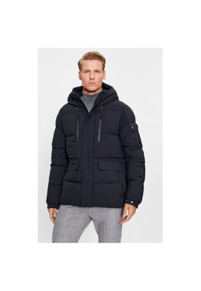 Geaca barbati - 303325954 - Poliester - Negru - Negru