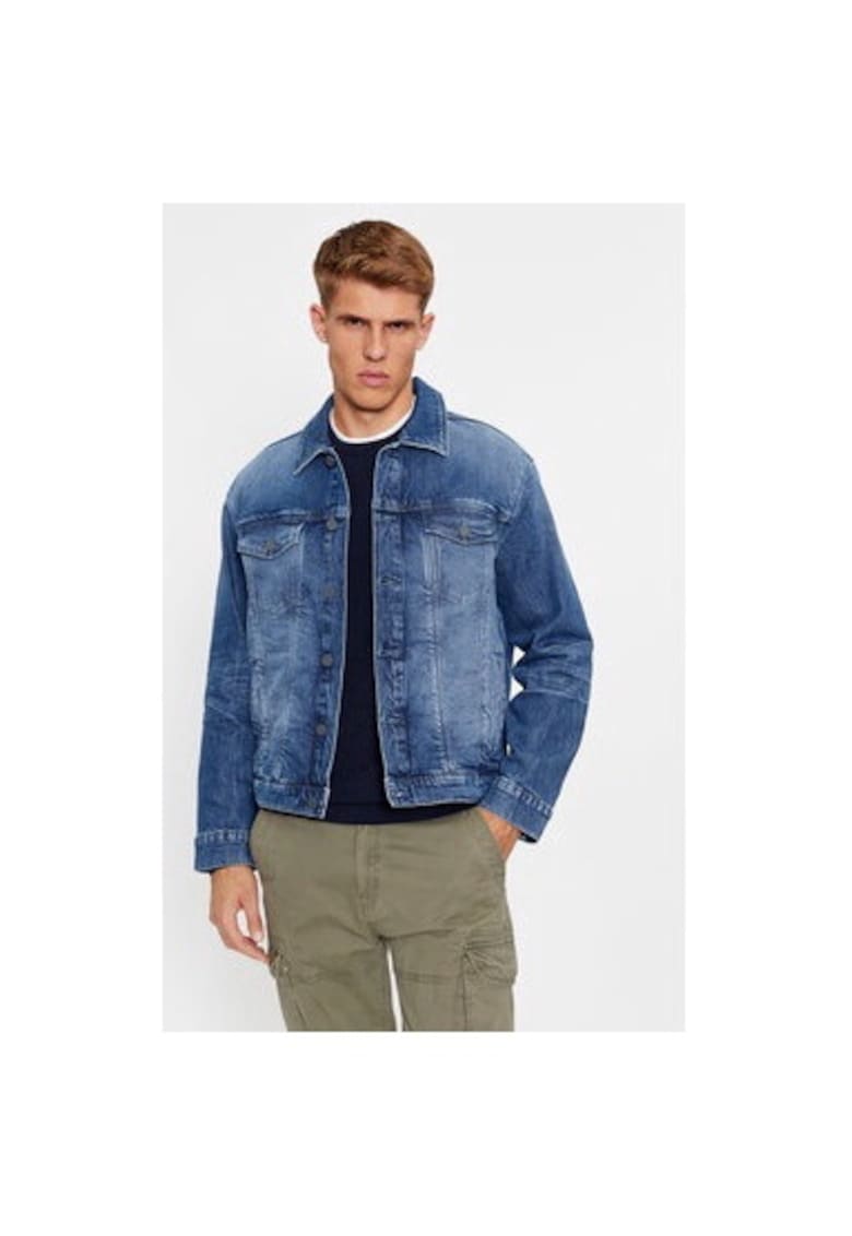 Geaca barbati - 303490461 - Bumbac - Albastru Geaca barbati - 303490461 - Bumbac - Albastru